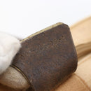 GUCCI GG Supreme Shoulder Bag PVC Beige Gold Auth BA8447-22