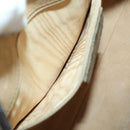 GUCCI GG Supreme Web Sherry Line Bag PVC 2way Beige Gold 67 02 3839 Auth BA8448-25