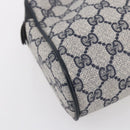 GUCCI GG Canvas Sherry Line Clutch Bag Red Navy 14.014.3553 Auth BA8450-16