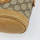 GUCCI GG Supreme Shoulder Bag PVC Beige Gold 001 261 0952 Auth BA8451-10