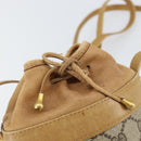 GUCCI GG Supreme Shoulder Bag PVC Beige Gold 001 261 0952 Auth BA8451-14