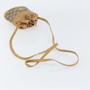 GUCCI GG Supreme Shoulder Bag PVC Beige Gold 001 261 0952 Auth BA8451-7