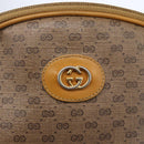 GUCCI Micro GG Supreme Shoulder Bag PVC Beige Gold 007 104 0013 Auth BA8452-15