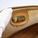 GUCCI Micro GG Supreme Shoulder Bag PVC Beige Gold 007 104 0013 Auth BA8452-16