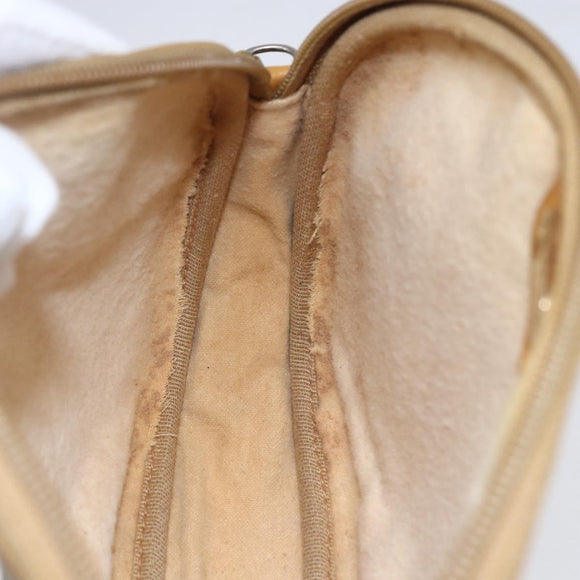 GUCCI Micro GG Supreme Shoulder Bag PVC Beige Gold 007 104 0013 Auth BA8452