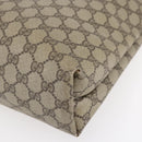 GUCCI GG Supreme Web Sherry Line Tote Bag PVC Beige Gold 39 02 003 Auth BA8453-12