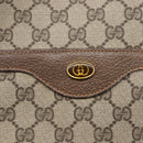 GUCCI GG Supreme Web Sherry Line Tote Bag PVC Beige Gold 39 02 003 Auth BA8453-14