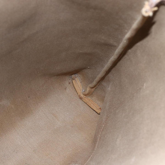 GUCCI GG Supreme Web Sherry Line Tote Bag PVC Beige Gold 39 02 003 Auth BA8453