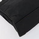 GUCCI GG Canvas Bamboo Tote Bag Nylon 2way Black Silver 002 1016 Auth BA8455-15