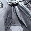 GUCCI GG Canvas Bamboo Tote Bag Nylon 2way Black Silver 002 1016 Auth BA8455-18