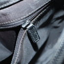 GUCCI GG Canvas Bamboo Tote Bag Nylon 2way Black Silver 002 1016 Auth BA8455-20