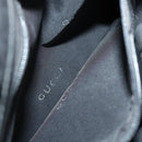 GUCCI GG Canvas Bamboo Tote Bag Nylon 2way Black Silver 002 1016 Auth BA8455-21