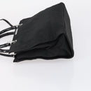 GUCCI GG Canvas Bamboo Tote Bag Nylon 2way Black Silver 002 1016 Auth BA8455-5