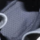 GUCCI Shoulder Bag Suede Leather Black Gold Auth BA8456-17