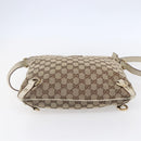 GUCCI GG Canvas Abbey Shoulder Bag Beige Gold 131326 Auth BA8457-5