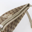 GUCCI GG Canvas Abbey Shoulder Bag Beige Gold 131326 Auth BA8457-6
