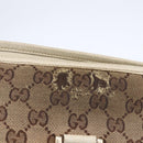 GUCCI GG Canvas Abbey Shoulder Bag Beige Gold 131326 Auth BA8457-7