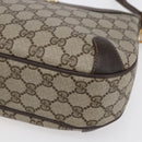 GUCCI GG Supreme Shoulder Bag PVC Beige Gold 32 02 022 Auth BA8458-11