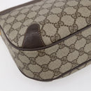 GUCCI GG Supreme Shoulder Bag PVC Beige Gold 32 02 022 Auth BA8458-14