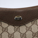 GUCCI GG Supreme Shoulder Bag PVC Beige Gold 32 02 022 Auth BA8458-15