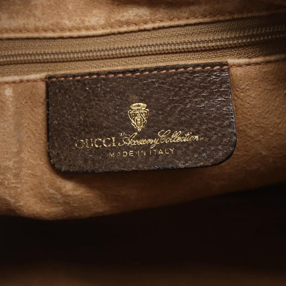 GUCCI GG Supreme Shoulder Bag PVC Beige Gold 32 02 022 Auth BA8458