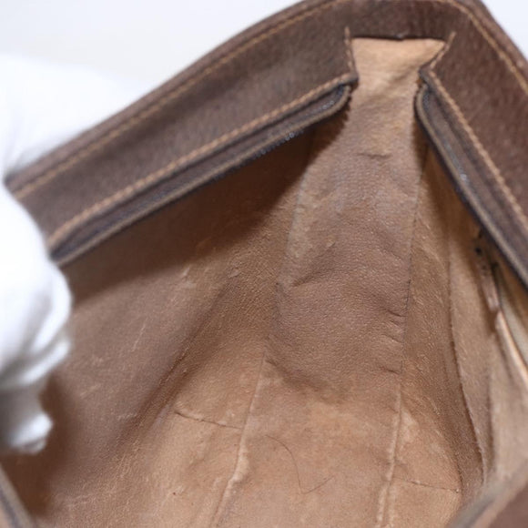 GUCCI GG Supreme Shoulder Bag PVC Beige Gold 32 02 022 Auth BA8458