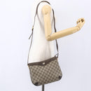 GUCCI GG Supreme Shoulder Bag PVC Beige Gold 32 02 022 Auth BA8458-25