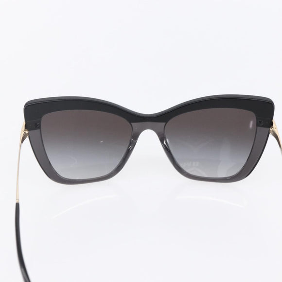 DOLCE&GABBANA Sunglasses plastic Black Auth BA8460