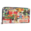 DOLCE&GABBANA Long Wallet Leather Multicolor Auth BA8461-1