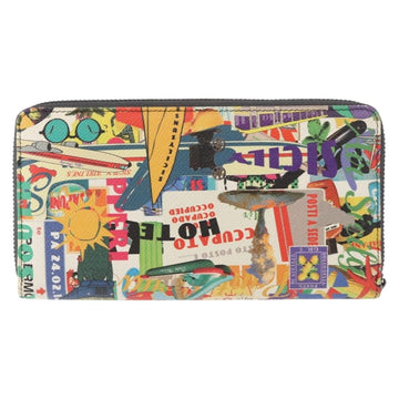 DOLCE&GABBANA Long Wallet Leather Multicolor Auth BA8461 - 0