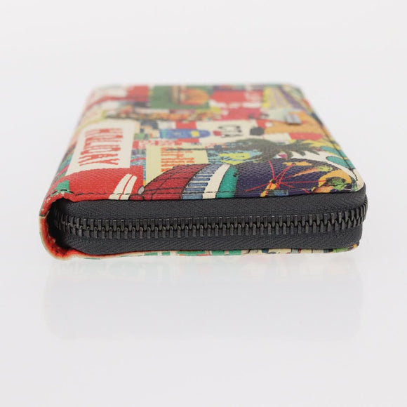 DOLCE&GABBANA Long Wallet Leather Multicolor Auth BA8461