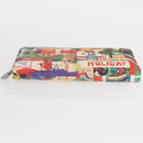 DOLCE&GABBANA Long Wallet Leather Multicolor Auth BA8461-6