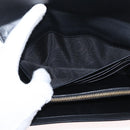 Salvatore Ferragamo Gancini Long Wallet Leather Black Gold Auth BA8462-15