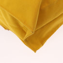 HERMES Clutch Bag Canvas Yellow Auth BA8466-10