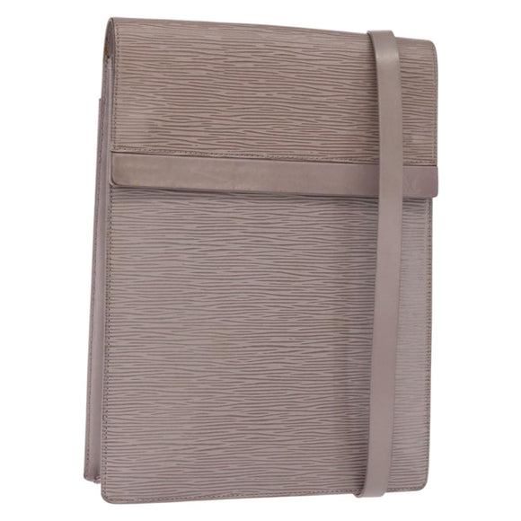 LOUIS VUITTON Epi Ramatuelle Shoulder Bag Lilac M5247B LV Auth BA8470