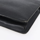 LOUIS VUITTON Epi Pochette Homme Clutch Bag Black M52522 LV Auth BA8471-15