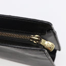 LOUIS VUITTON Epi Pochette Homme Clutch Bag Black M52522 LV Auth BA8471-9
