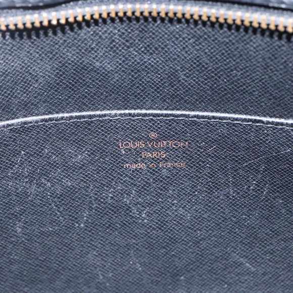 LOUIS VUITTON Epi Pochette Homme Clutch Bag Black M52522 LV Auth BA8471