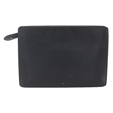 LOUIS VUITTON Epi Pochette Homme Clutch Bag Black M52522 LV Auth BA8471 - 0
