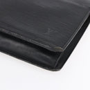 LOUIS VUITTON Epi Pochette Homme Clutch Bag Black M52522 LV Auth BA8471-7