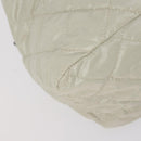 BURBERRY Jimmy Choo Shoulder Bag Nylon Leather 2 Set Beige Ivory Auth BA8473-17