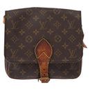 LOUIS VUITTON Monogram Cartouchiere MM Shoulder Bag M51253 LV Auth BA8476-13