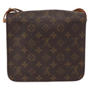 LOUIS VUITTON Monogram Cartouchiere MM Shoulder Bag M51253 LV Auth BA8476-2