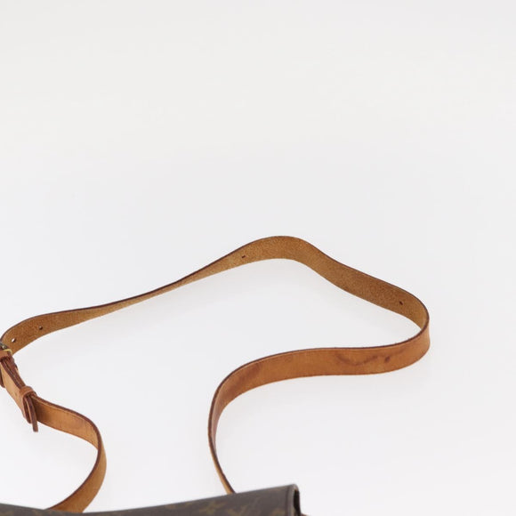 LOUIS VUITTON Monogram Cartouchiere MM Shoulder Bag M51253 LV Auth BA8476