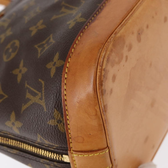 LOUIS VUITTON Monogram Alma Hand Bag M51130 LV Auth BA8479