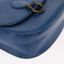 LOUIS VUITTON Epi Saint Cloud PM Shoulder Bag Blue M52195 LV Auth BA8480-10