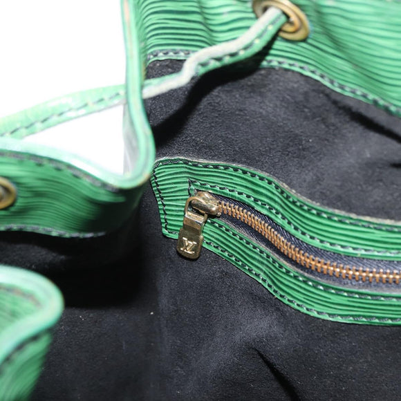 LOUIS VUITTON Epi Noe Shoulder Bag Green M44004 LV Auth BA8481