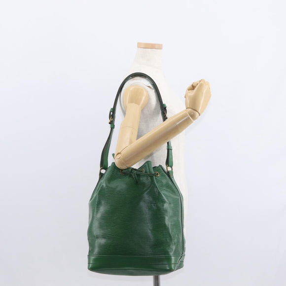 LOUIS VUITTON Epi Noe Shoulder Bag Green M44004 LV Auth BA8481