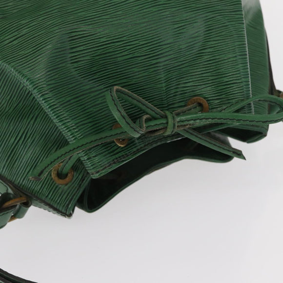 LOUIS VUITTON Epi Noe Shoulder Bag Green M44004 LV Auth BA8481