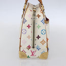 LOUIS VUITTON Monogram Multicolor Trouville Hand Bag White M92663 LV Auth BA8483-3